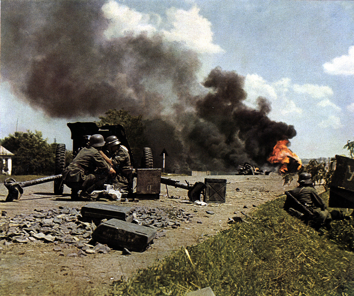 Вторая мировая война в цвете фото