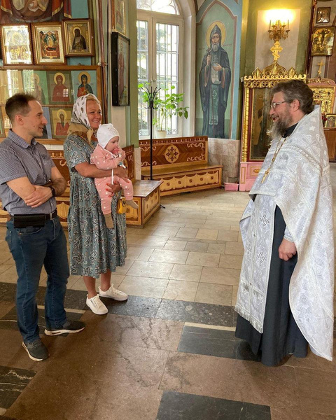 Андрей Норкин крестил внучку