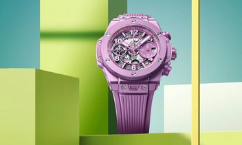 Hublot представили новые часы Big Bang Unico Summer в фиолетовом цвете