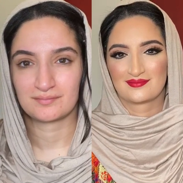 Фото арабских невест до и после