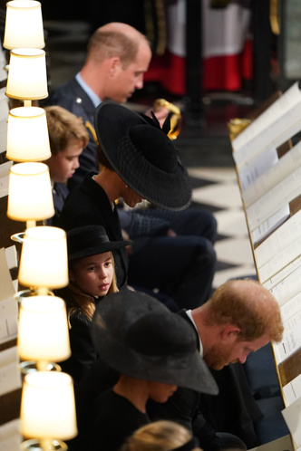 Невозможно сдержать слез: 25 самых трогательных фотографий Виндзоров на похоронах Елизаветы