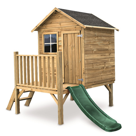 деревянный игровой домик для ребенка