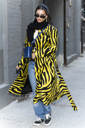 Зебра на улице, леопард на подиуме: два образа Эмили Ратаковски. Дикий и модный