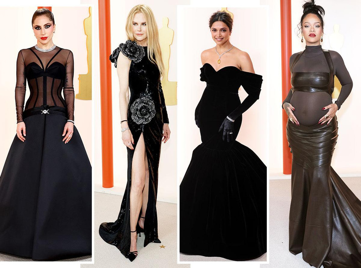 Самые модные черные платья на премии «Оскар-2023»
