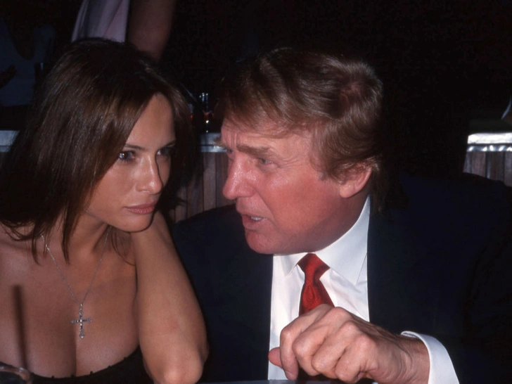 Мелания и Дональд Трамп, 2002 год