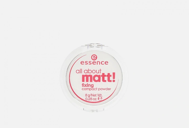 Фиксирующая компактная пудра Essence ALL ABOUT MATT! 