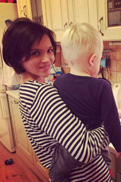 Наталья Земцова с сыном