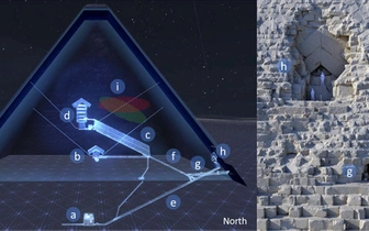 Спрятанный за «шевроном»: в пирамиде Хеопса нашли 9-метровый коридор неизвестного назначения