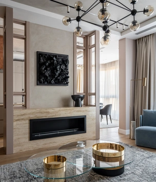 Интерьер месяца: квартира 210 м² на Котельнической набережной