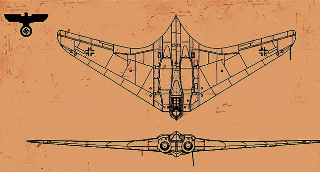 Оригинальный чертеж Но-229