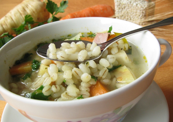 Суп с перловкой рецепт и солеными огурцами рецепт с фото