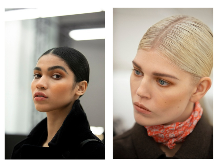 Цветочные ободки и румяна цвета морковки: бьюти-образы Chanel Haute Couture SS21