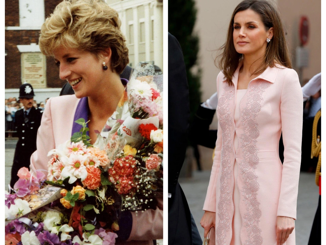 Битва двух королев: 4 модных образа, которые Летиция подсмотрела у принцессы Дианы (и сделала лучше) | marieclaire.ru