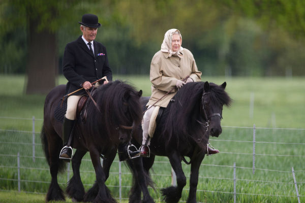 Вместо того чтобы поспешить к внучке, Елизавета II отправилась в Ньюмаркет проведать лошадей