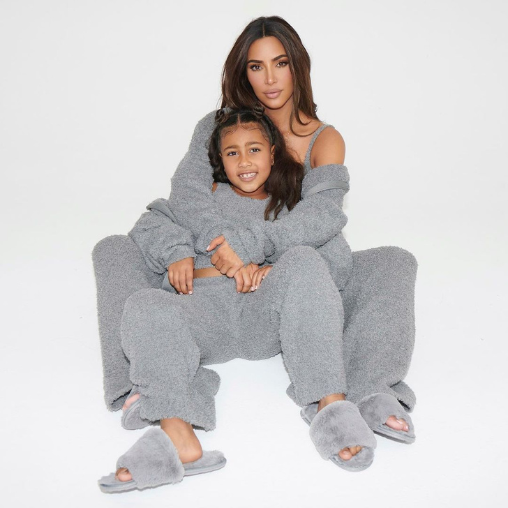 Ким Кардашьян и ее дочь Норт снялись для новой рекламной кампании Skims
