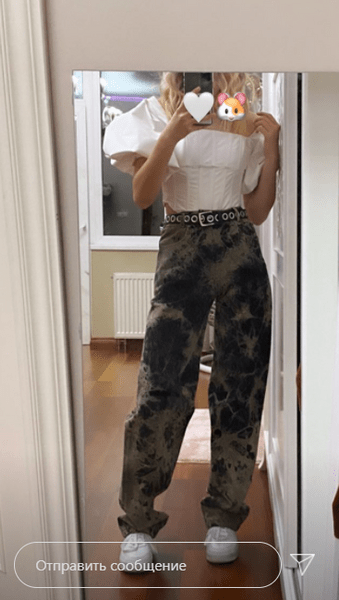 Идеальная пацанка: учимся носить брюки в стиле милитари у Юли Гаврилиной