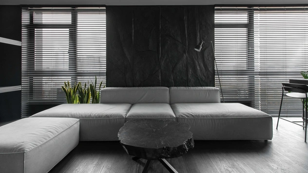 Брутальная квартира 80 м² в Киеве