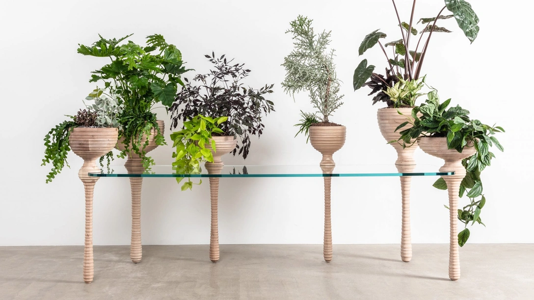 Стол с кашпо для растений от Heatherwick Studio | mcmaison.ru