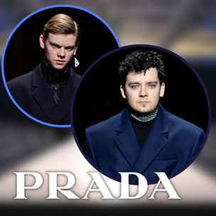 Эйса Баттерфилд и Томас Сангстер неожиданно появились на подиуме Prada