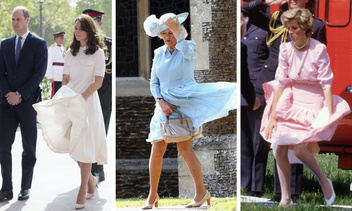 Королева в ярости: 10 случаев, когда у монарших особ улетала юбка — фото