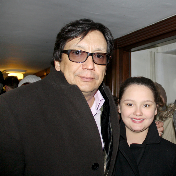 Егор Кончаловский с дочкой Марией