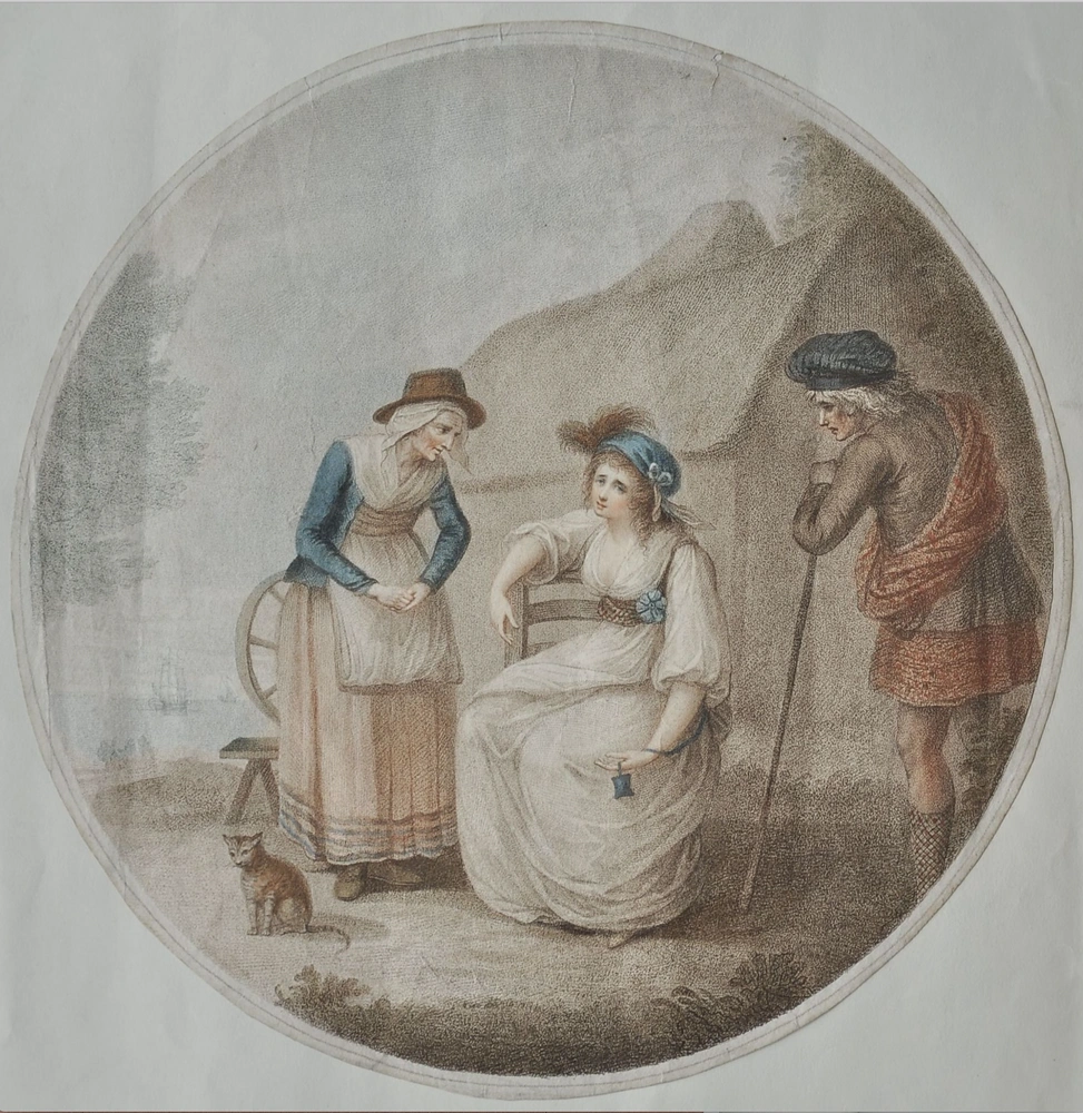 Франческо Бартолоцци. Старый Робин Грей, 1783. | mcmaison.ru