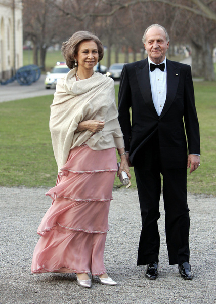 Хуан Карлос I с супругой Софией