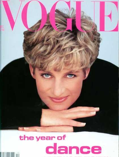 Принцесса Диана на обложке американского Vogue в 1991 году