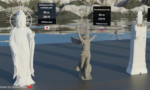 Боги и герои всех времен: 60 высочайших статуй мира сравнили в коротком видео