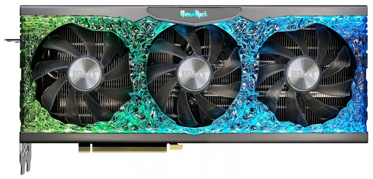 Видеокарта Palit GeForce RTX 3070 GameRock OC 8GB (NE63070H19P2-1040G)