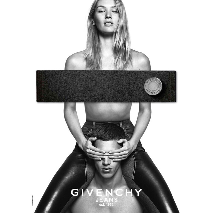 Кэндис Свейнпол снялась топлес для Givenchy Jeans