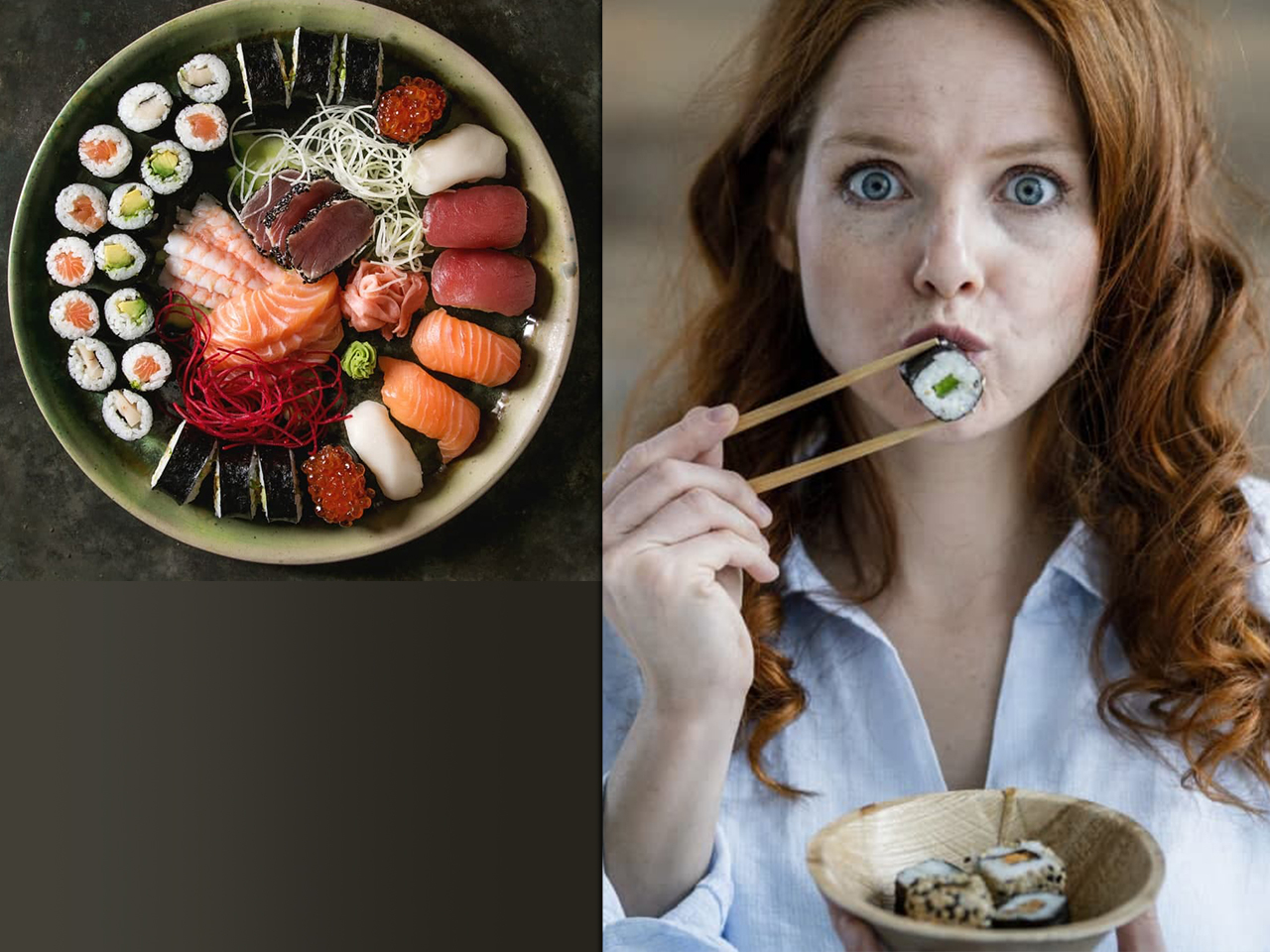 Суши при простуде. Рыжие люди едят суши. Можно ли есть суши при диете. Когда худеешь можно есть роллы.
