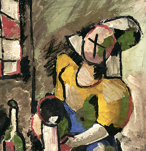 Вермеер. «Молочница». 73х54 см. Бумага, гуашь. 1981