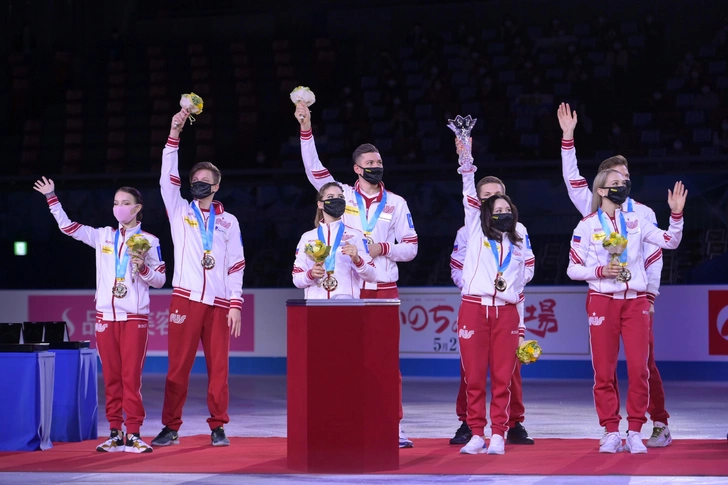 Гордимся! Сборная России впервые в истории выиграла командный чемпионат мира по фигурному катанию