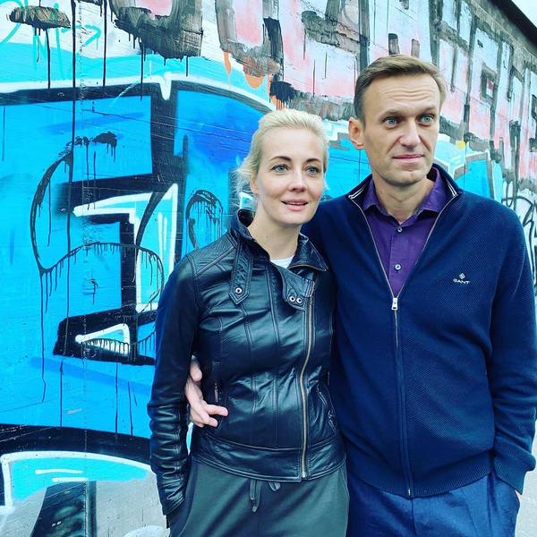 Юлия и Алексей Навальные