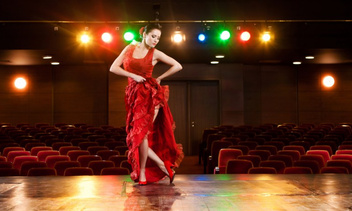 Шьем длинную широкую юбку для танца фламенко