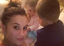 Елена Бушина впервые показала лицо дочери