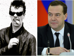 Дикий, дерзкий: на архивном снимке Дмитрий Медведев выглядит так, как не всякий рокер в ту пору