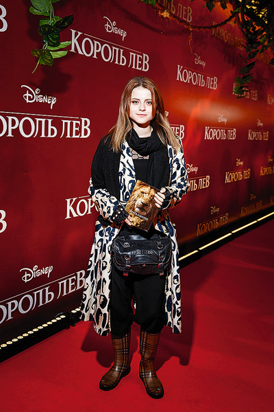 Актриса на премьере фильма «Король Лев», Москва
