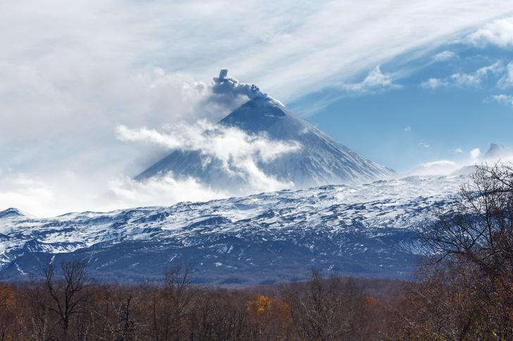 Спящая красавица вулкан на камчатке фото