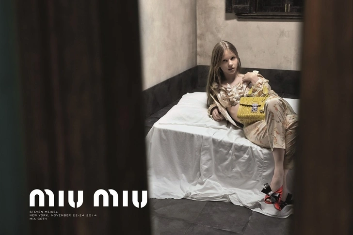 Миа Гот для Miu Miu SS15