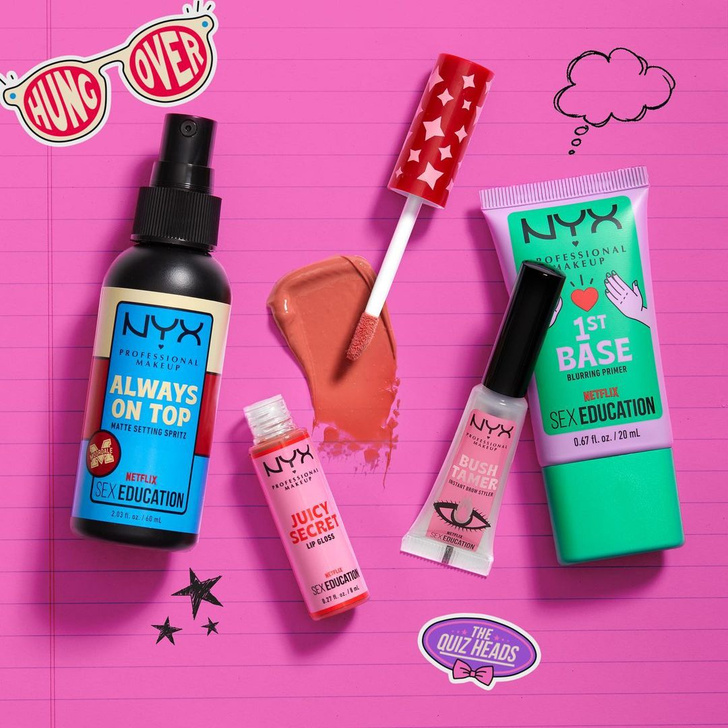 Nyx Professional Makeup и Netflix выпустили коллекцию макияжа, посвященную сериалу «Половое воспитание»
