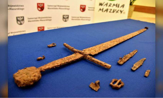Археолог-любитель нашел рыцарский меч участника Грюнвальдской битвы