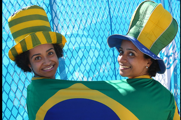 Болельщицы бразильской сборной на ЧМ по футболу 2014