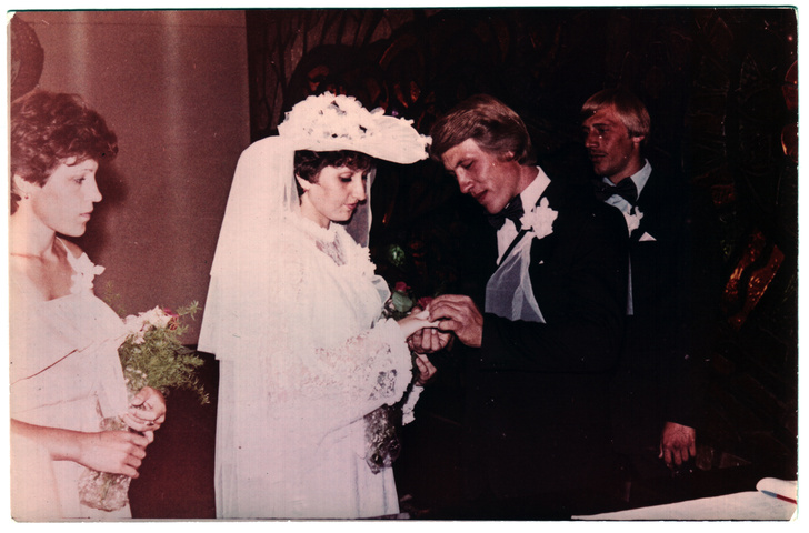 Свадебный снимок, 1980-е 