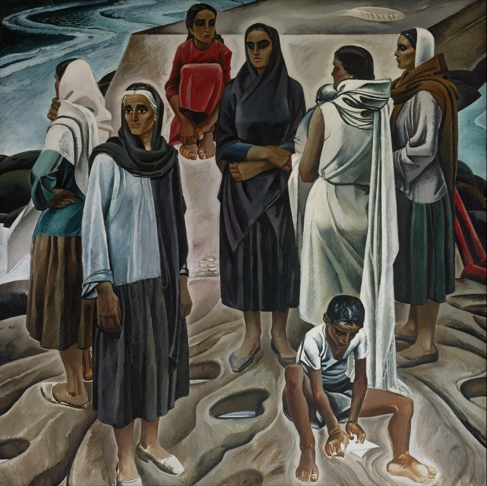 Таир Салахов. «Женщины Апшерона», 1967. | Источник: Государственная Третьяковская Галерея