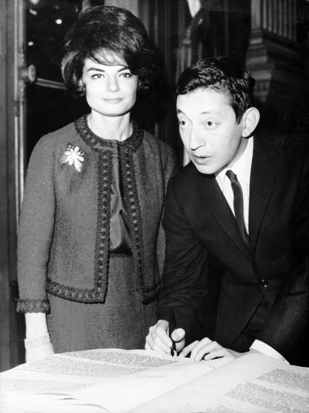 Франсуаз-Антуанетт-Панкрацци и Серж Генсбур, 1964 год