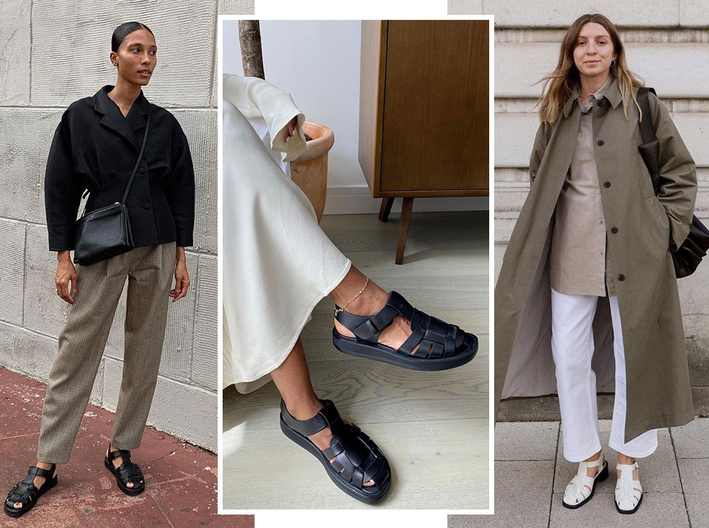 «Рыбацкие» сандалии: как носить самый спорный тренд года | marieclaire.ru