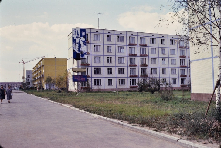 Район Новые Черемушки, Москва, 1964 г. | Источник: JOHN REPS. URBAN EXPLORER COLLECTION/CORNELL UNIVERSITY LIBRARY. CREATIVE COMMONS ATTRIBUTION 4.0 INTERNATIONAL LICENSE (CC-BY)