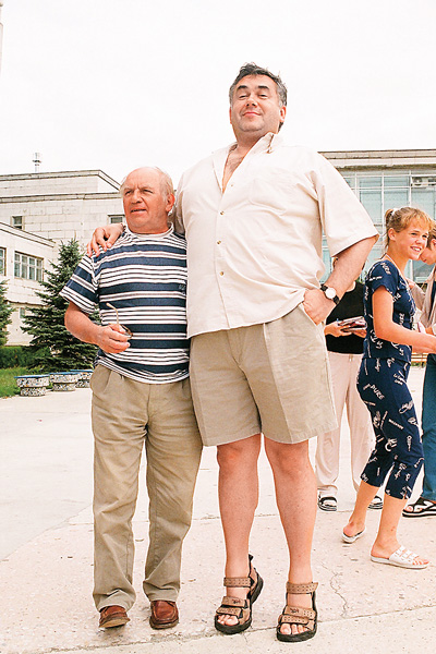 Актер приятельствовал с Львом Дуровым. Фото сделано на фестивале «Киношок» в Анапе в 2000 году